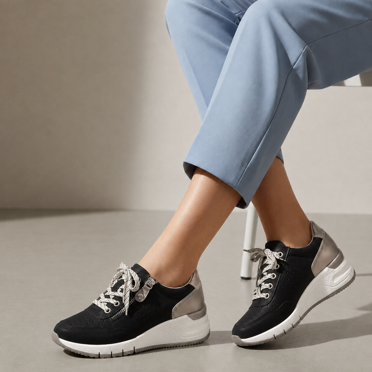 Lerici Orthopedic Wedge Sneakers