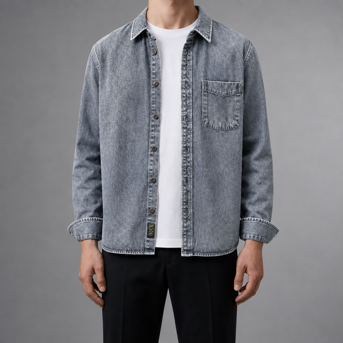 Merano Vintage Wash Denim Shirt