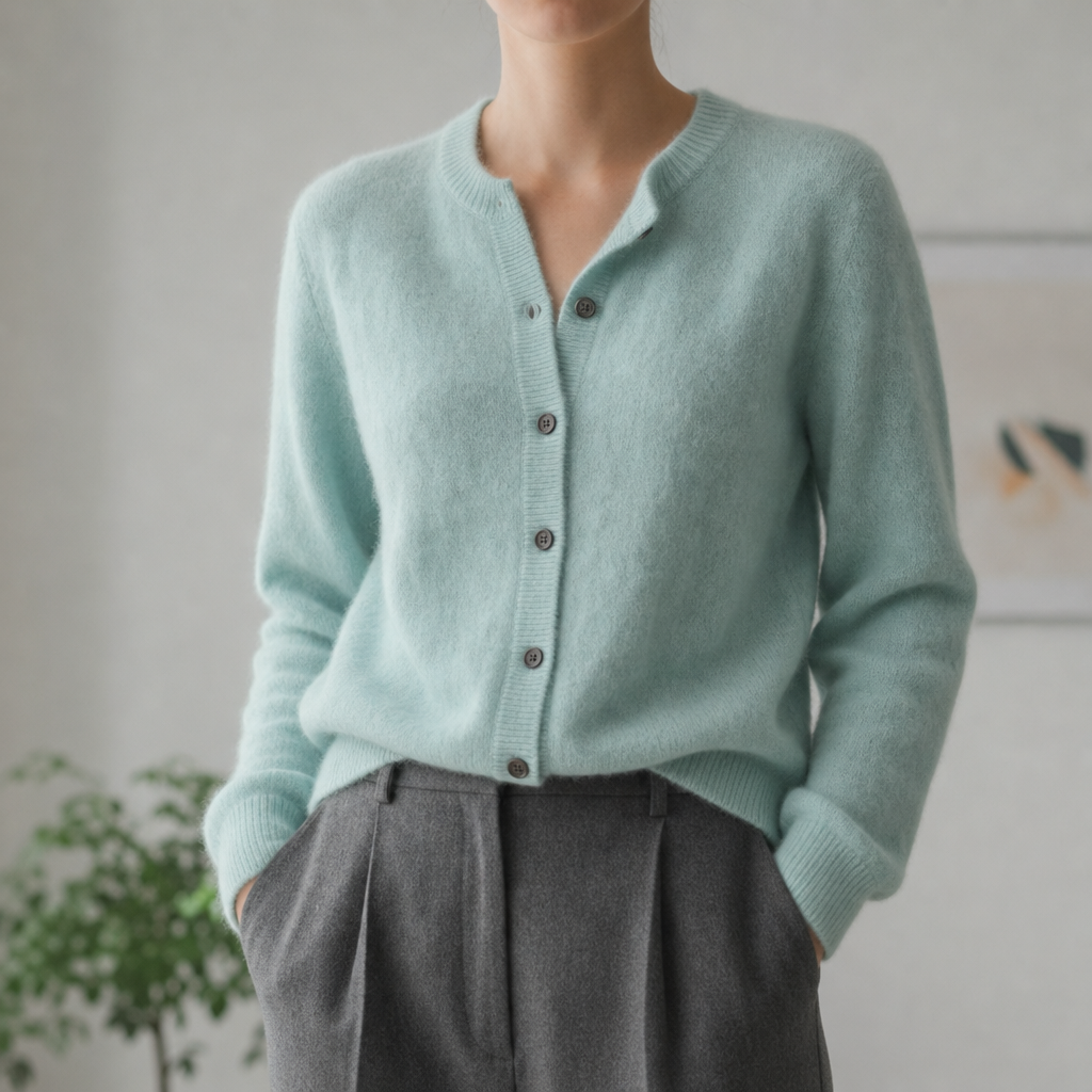 Avignon Cashmere Knit Cardigan in Variant 3