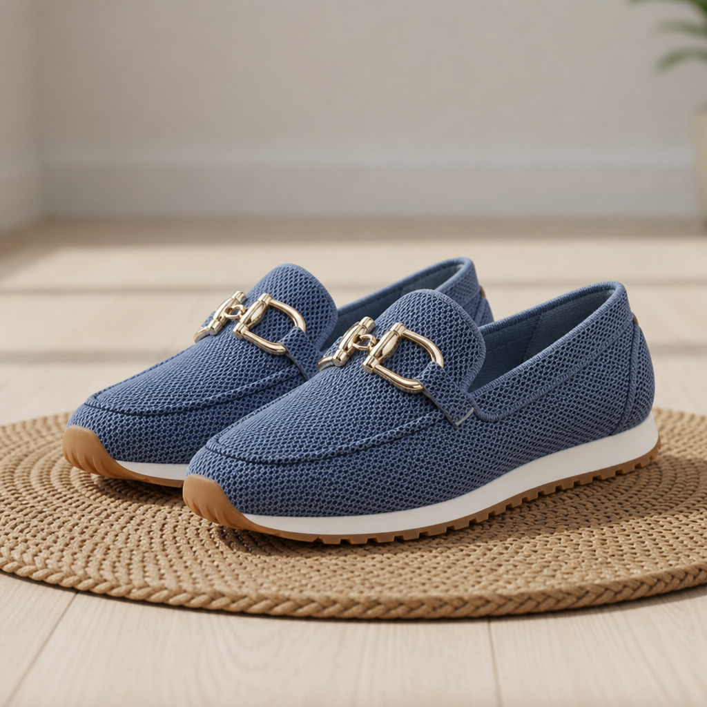Birgu Orthopedic Bit Loafers in Blue
