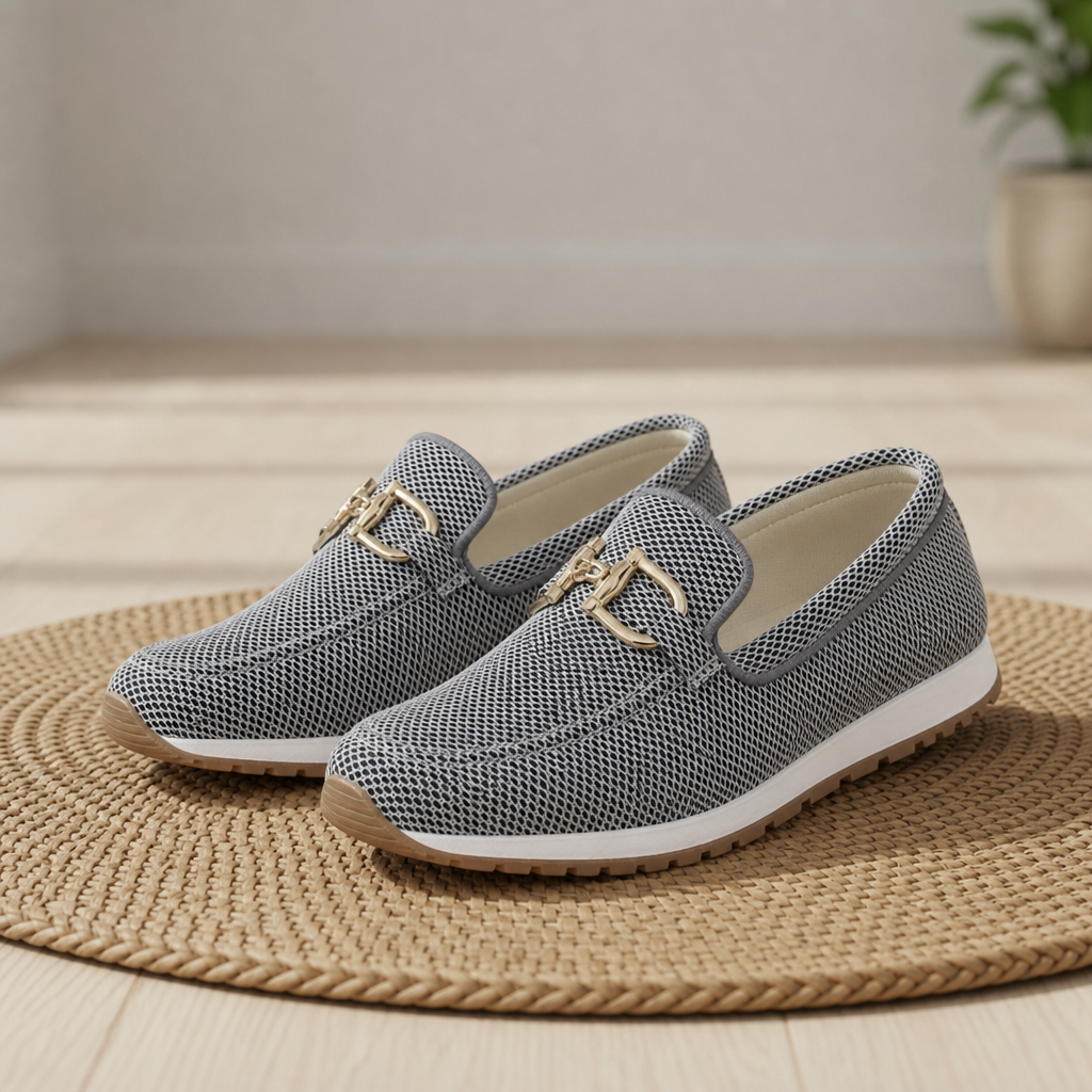 Birgu Orthopedic Bit Loafers in Gray