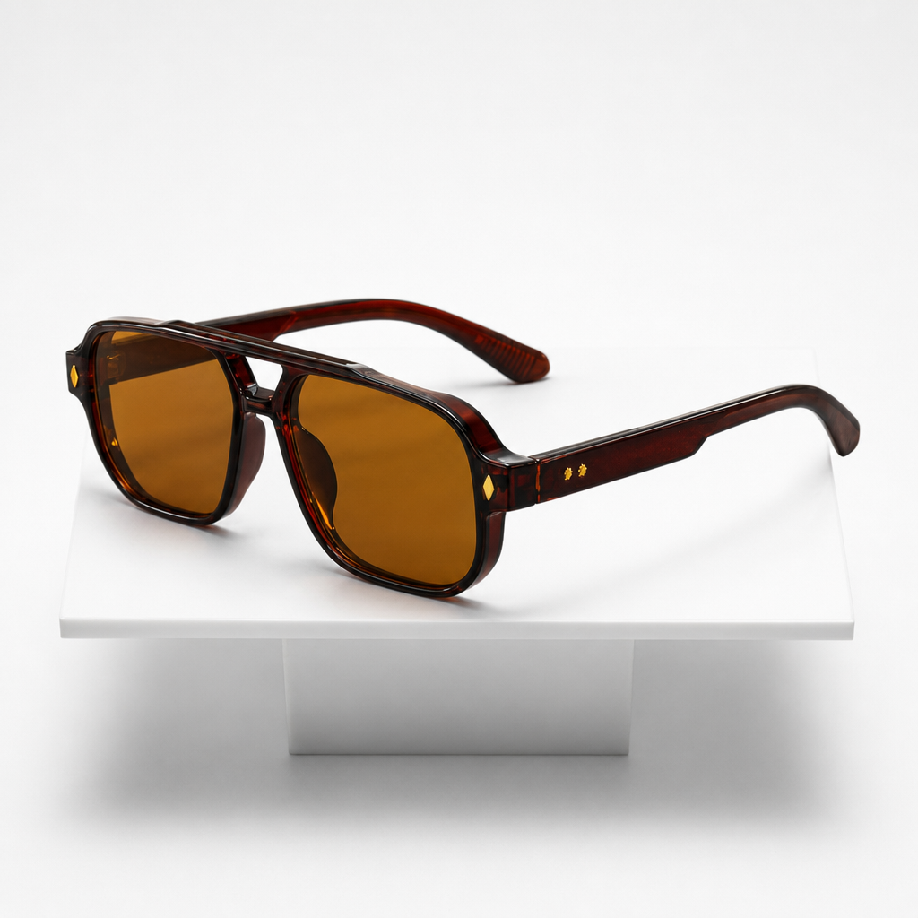 Men's Modica Sunglasses in Crimson Brown