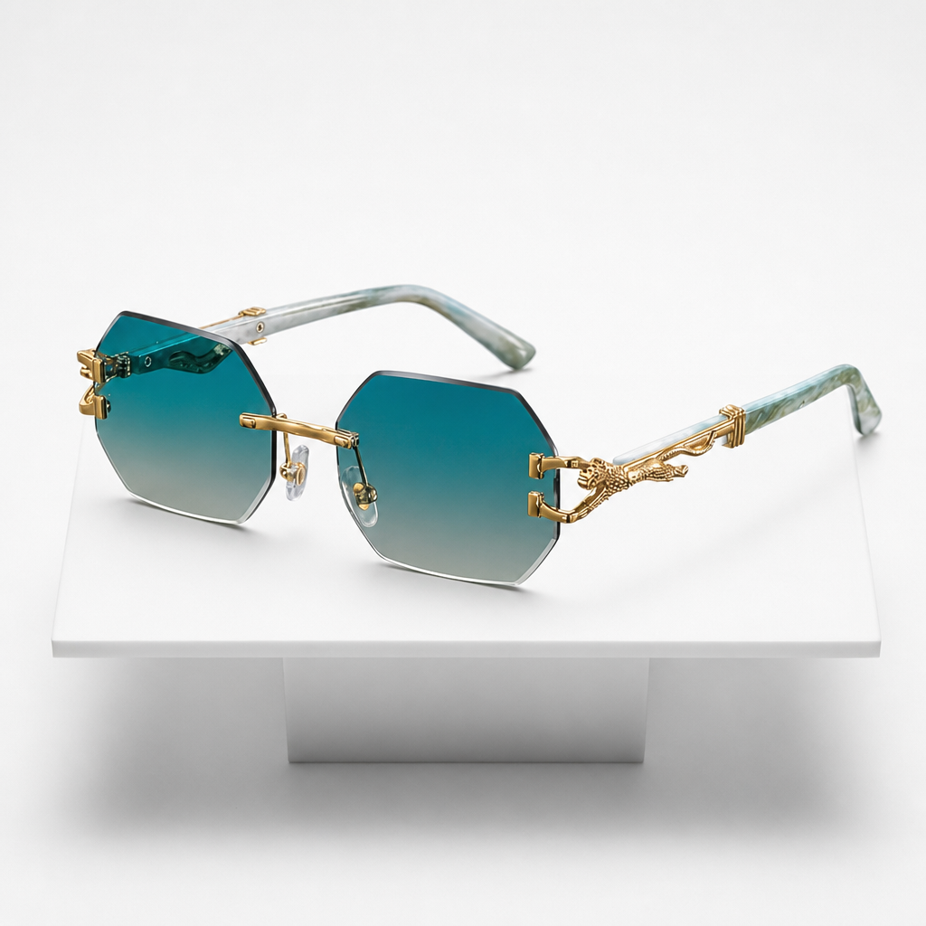 Women's Beziers Sunglasses in Emerald Green