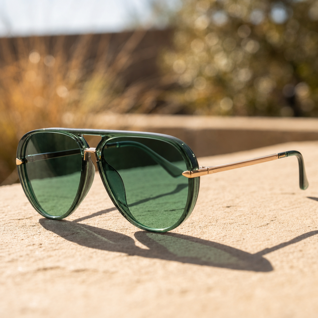 Women's Comillas Sunglasses in Green